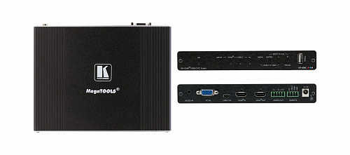 Масштабатор Kramer Electronics [VP-426C] VGA / YUV, HDMI и USB-C в HDMI; поддержка 4К60 4:4:4
