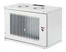 Шкаф коммутационный Lande NetBox Soho (LN-SH07U5430-LG-F0-3) настенный 7U 540x300мм пер.дв.перфор. задн.дв.стал.лист несъемн.бок.пан. направл.под закл