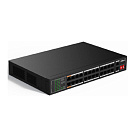 Коммутатор Dahua DH-SF1026LP 26-портовый неуправляемый с РоЕ, 24xRJ45 100Mb PoE, 2xRJ45 1Gb uplink, суммарно 190Вт, коммутация 8.8 Гбит/с, MAC-таблица