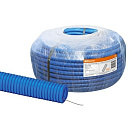 TDM SQ0413-0022 Труба гофрированная ПНД d 20 с зондом (100 м) легкая синяя