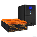 Exegate EX296887RUS Комплект ИБП EX295991RUS + батарея 45Ач EX285666RUS 4шт (инвертор, синус, для котла) SineTower SZ-5000.LCD.AVR.2SH.1C13.T.RJ.USB <