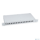 Cabeus FO-19-16SC Кросс оптический 19" на 16SC (LC duplex) со сплайс пластиной и КДЗС (безпигтейлов и проходных адаптеров)