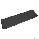 Cabeus SH-J019-3U-BK Заглушка (Фальш-Панель) 19" 3U, цвет черный (RAL 9004)