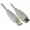 5bites UC5011-030C Кабель удлинитель USB2.0, AM/AF, 3м.