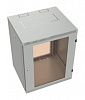 Шкаф коммутационный NT WALLBOX 18-63 G (589169) настенный 18U 600x350мм пер.дв.стекл направл.под закл.гайки 360кг серый 300мм 23кг 880мм IP20 сталь