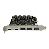 Контроллер ORIENT AM-U3142PE-3A2C, PCI-Ex4 v3.0, USB 3.2 Gen2, скорость до 10 Гбит/с, 5-port ext (3xType-A + 2xType-C), ASM3142+VL820-Q8 chipset, Self
