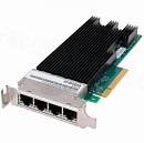 Сетевая карта Intel Celeron Сетевой адаптер PCIE 10GB QUAD PORT X710T4LBLK INTEL