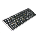 Клавиатура беспроводная Gembird KBW-2, {В комплекте нет адаптера Bluetooth, 4 устройства,106 кл., ножничный механизм, бесшумная}
