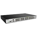 Коммутатор D-Link SMB D-Link DGS-3630-28TC/DC/A2AMI Управляемый стекируемый 3 уровня с 20 портами 10/100/1000Base-T, 4 комбо-портами 100/1000Base-T/SFP и 4 порта