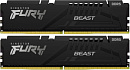 Память DDR5 2x8Gb 5600MHz Kingston KF556C40BBK2-16 Fury Beast RTL Gaming PC5-44800 CL40 DIMM 288-pin 1.25В single rank с радиатором Ret