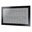 Безвентиляторный панельный компьютер Nodka TPC6000-C2154-LP-8500T-8G-SSD256G. Дисплей 21.5" с проекционно-ёмкостным сенсорным экраном. Пылевлагозащит