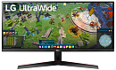 LG 29" 29WP60G-B IPS LED, 2560x1080, 1ms, 250cd/m2, 1000:1 (Mega DCR), 178°/178°, 2*HDMI, DP, USB Type-C, HDR10, колонки, AMD Freesync, 75Hz, Tilt, VE