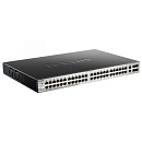 Коммутатор D-Link SMB D-Link DGS-3130-54TS/B1A PROJ Управляемый L3 стекируемый с 48 портами 10/100/1000Base-T, 2 портами 10GBase-T и 4 портами 10GBase-X SFP+