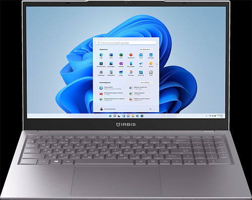 (апгрейд) irbis 15n 15.6" fhd (1920x1080) ips ag,core i5-1235u,16gb ddr4-3200(2),256gb ssd,wi-fi 6+bt 5,5300mah,metal case,kbd backlit,type-c charger,