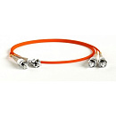 Hyperline FC-D2-62-ST/PR-ST/PR-H-1M-LSZH-OR Патч-корд волоконно-оптический (шнур) MM 62.5/125, ST-ST, 2.0 мм, duplex, LSZH, 1 м