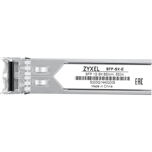 Трансивер/ Zyxel SFP-SX-E (pack of 10 pcs), multi mode, SFP, LC, 850nm, 550 m