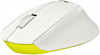 Мышь Logitech M330 Silent Plus белый оптическая (1000dpi) беспроводная USB (2but)