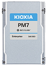 SSD накопитель KIOXIA Enterprise SSD 2,5"(SFF), PM7-R, 7680GB (7.68TB), SAS 24G (SAS-4, 22,5Gbit/s), R4200/W4100MB/s, IOPS(R4K) 720K/175K, MTTF 2,5M,