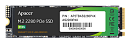 SSD APACER AS2280P4X 256Gb M.2 2280 PCIe Gen3x4, R2100/W1700 Mb/s, 3D NAND, MTBF 1.8M, NVMe, 100TBW, Retail, 3 years (AP256GAS2280P4X-1)