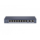 HiWatch DS-S1008P 8x100Mb 2G 8PoE+ 60W неуправляемый