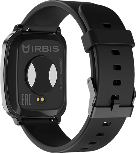 Irbis_Ambition 1.3IPS full touch square display, HRS3301, 200mAh, plastic, heart rate, call message, pedoment, sleep monitor