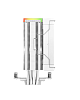 Кулер для процессора DEEPCOOL AK400 DIGITAL WH LGA1700/1200/115X/AM5/AM4 (18шт/кор, TDP 220W, PWM, Fan 120mm, 4 тепл. трубки, ARGB, белый) RET