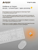 Клавиатура A4Tech Fstyler FBX51C серый USB беспроводная BT/Radio slim Multimedia для ноутбука (FBX51C GREY)