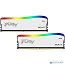 Комплект модулей памяти Kingston FURY Beast RGB KF432C16BWAK2/16 DDR4 16GB (Kit 2x8GB) 3200MHz