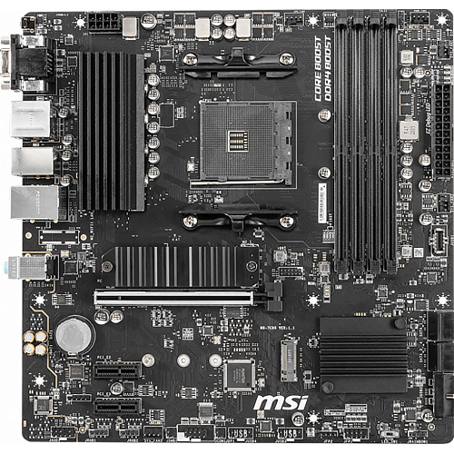 Материнская плата MSI B550M PRO-VDH B550, AM4, 4*DDR4, 1*PCIEx16, 2*PCIEx1, 2*M.2, 1*TypeC, , 6*USB3.2Gen1, 6*USB2.0, 4*SATA3.0, 1G, VGA, DP, HDMI, M-
