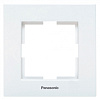 Рамка Panasonic Karre Plus WKTF08012WH-RU декоративная 1x пластик белый (упак.:1шт)