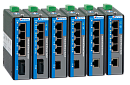 Неуправляемый промышленный Full Gigabit Ethernet коммутатор, 4 x 1G RJ45, 1 x 1G SFP, питание 100~240VAC, монтаж на DIN-рейку