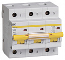 Выключатель автоматический IEK MVA40-3-032-C ВА47-100 32A тип C 10kA 3П 400В 4.5 мод белый (упак.:1шт)