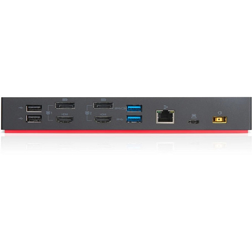 Lenovo [40AF0135EU] ThinkPad Hybrid USB-C with USB-A Dock (2x DP 1.2, 2x HDMI, 3x USB 3.1, 2x USB 2.0, 1x USB-C, 1x RJ-45, 1x Combo Audio Jack 3.5mm)"