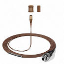 Sennheiser MKE 1-4-2 Петличный микрофон для Bodypack-передатчиковсерии 2000/3000/5000, круг, коричневый,разъём 3-pin LEMO