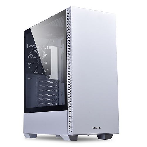 LIAN LI Lancool 205 White, Medium Case: ATX/M-ATX/Mini-ITX, 2xUSB 3.0, 2xAudio, Included Fans: 2x120mm