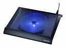 Подставка для ноутбука Hama Business (00053061) 17.3"305x350x38мм 20дБ 2xUSB 1x 200ммFAN 814г пластик черный