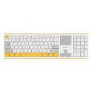Acer OCC200 [ZL.ACCEE.002] Комплект (клавиатура+мышь) кл/мышь: бел/желт WLS slim