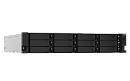 Система хранения данных QNAP SMB 2U/12bay QC 1,7GhzCPU/4Gb(upto16Gb)/upto 24HDD with TL-R1200S-RP/SATA(3,5" 2,5")/ 4xUSB3.2/1xExp.slot/2x2,5Gb 2x10Gb(