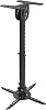 Кронштейн для проектора Wize WPB-B черный макс.12кг потолочный поворот и наклон