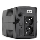CROWN ИБП CMU-650X {650VA\360W, корпус пластик, 1x12V/7AH, 2*EURO,AVR 145-295V, встр/кабель питания 1.5 м, LED}[CM000001506]
