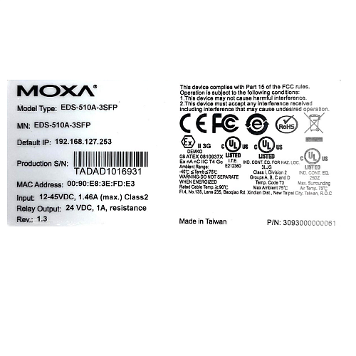 EDS-510A-3SFP (уценка 2)