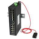 Промышленный PoE коммутатор Gigabit Ethernet OSNOVO SW-808010/ILS(port 90W,720W) ПРОЕКТНАЯ МОДЕЛЬ, ЦЕНЫ ПО ЗАПРОСУ; Промышленный управляемый (L2+) Ult