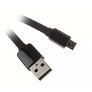 Кабель Continent USB A - микро USB В 2.0 1м QCU-5102BK
