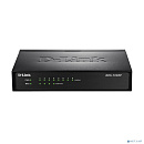 D-Link DES-1008P/C1A Неуправляемый коммутатор с 8 портами 10/100Base-TX (4 порта с поддержкой PoE 802.3af (15,4 Вт), PoE-бюджет 52 Вт)