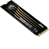 Твердотельный накопитель MSI SSD SPATIUM M480 Pro, 1000GB, M.2(22x80mm), NVMe, PCIe 4.0 x4, 3D TLC, R/W 7400/6000, IOPs 750 000/1 000 000, DRAM
