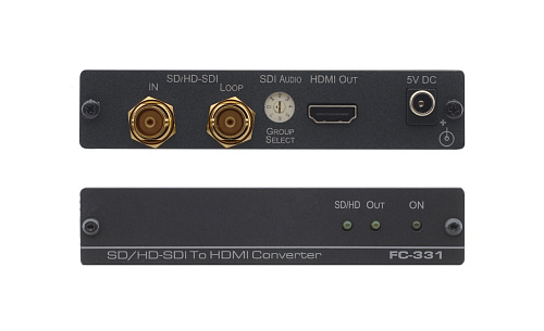 Преобразователь сигнала Kramer Electronics [FC-331] сигналов SDI/HD-SDI 3G в сигнал HDMI 1.3 (1 выход), совместимость с HDTV, максимальная скорость пе