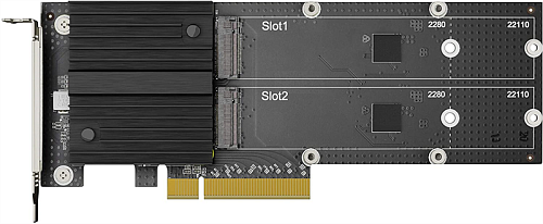 SSD Synology M.2 SSD-NVME adapter,PCIe 3.0x8, M.2 22110/2080