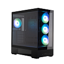 Корпус ZALMAN P40 DS, ATX, BLACK, WINDOW, 9.1-inch LCD screen, 2xCombo(2.5” or 3.5”), 1x2.5”, 1xUSB TYPE-C, 2xUSB3.0, SIDE 3x120mm ARGB, REAR 1x120mm