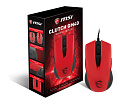 Мышка USB OPTICAL GAMING CLUTCH GM40 RED MSI