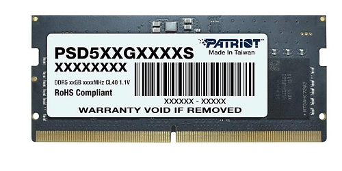 Модуль памяти DIMM 16GB DDR5-5200 PSD516G520081S PATRIOT